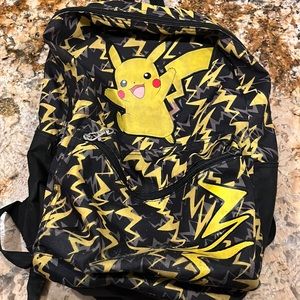 Pokémon pikachu backpack.
